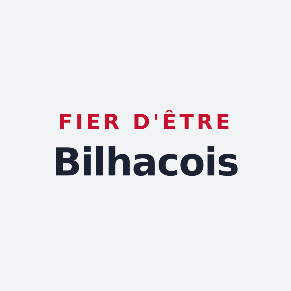 Poster « Fier d'être Bilhacois » — design pour Bilhac