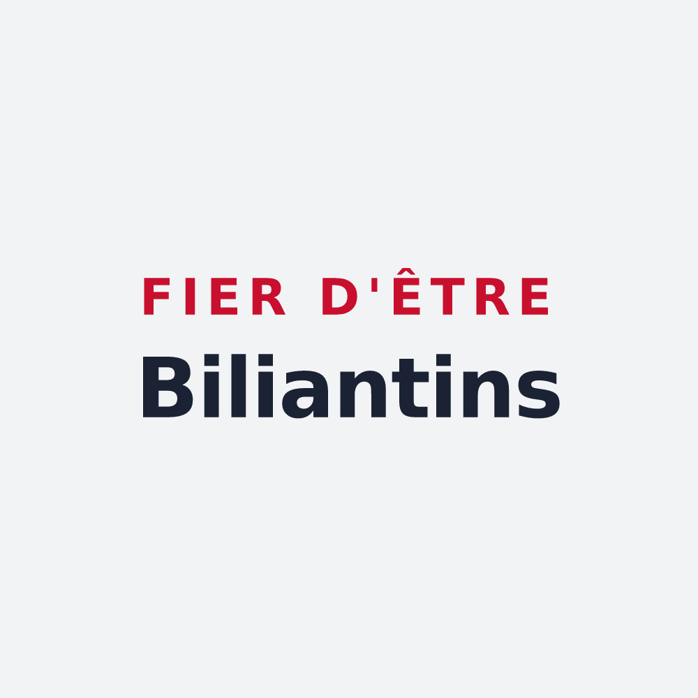Poster « Fier d'être Biliantins » — design pour Bilieu