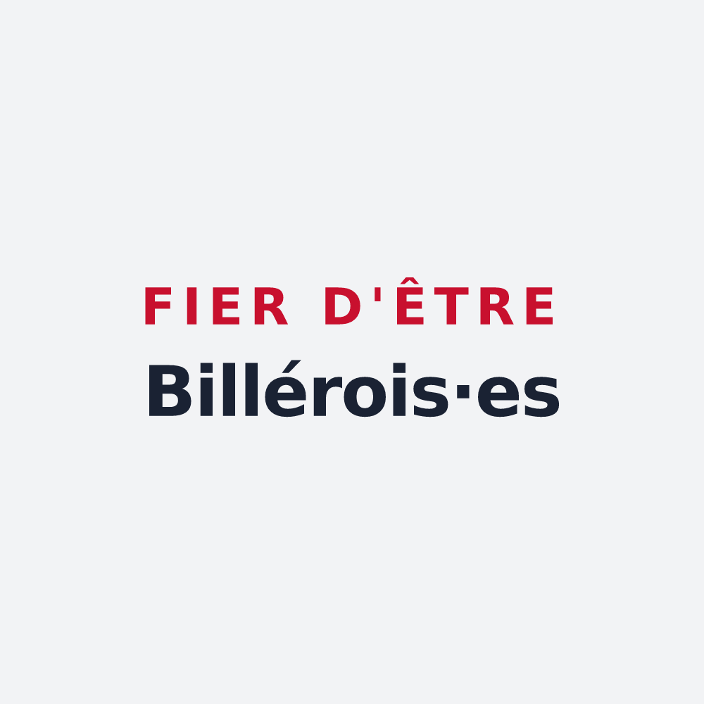 Poster « Fier d'être Billérois·es » — design pour Billère