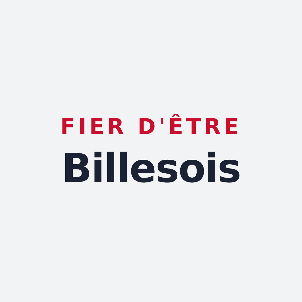 Poster « Fier d'être Billesois » — design pour Billy-sous-Mangiennes