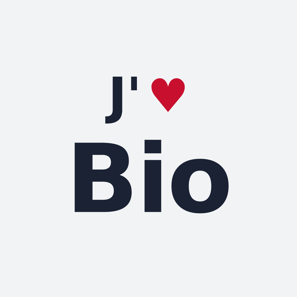 Poster personnalisé Bio — design J'aime Bio