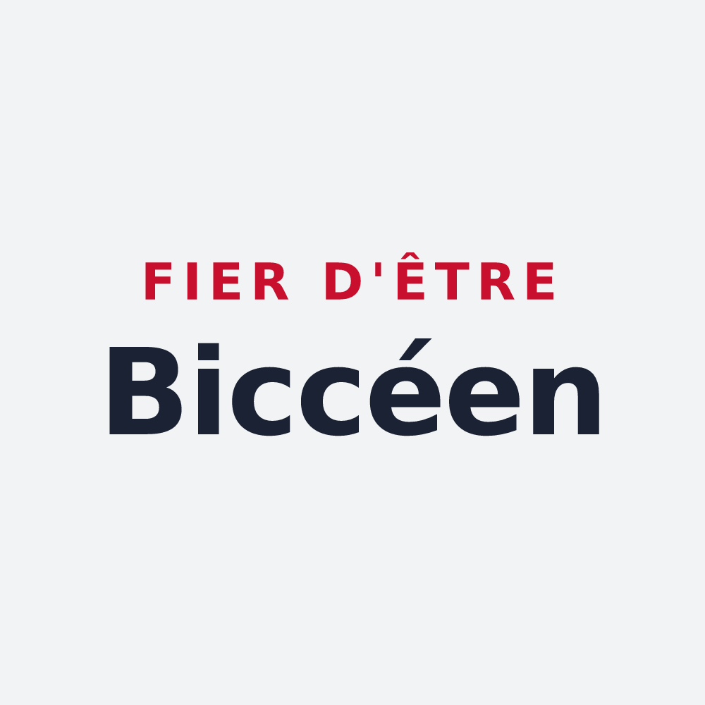 Poster « Fier d'être Biccéen » — design pour Bissey-la-Côte