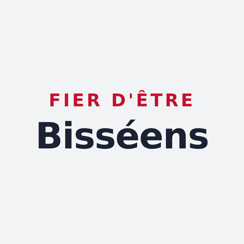 Poster « Fier d'être Bisséens » — design pour Bissey-sous-Cruchaud