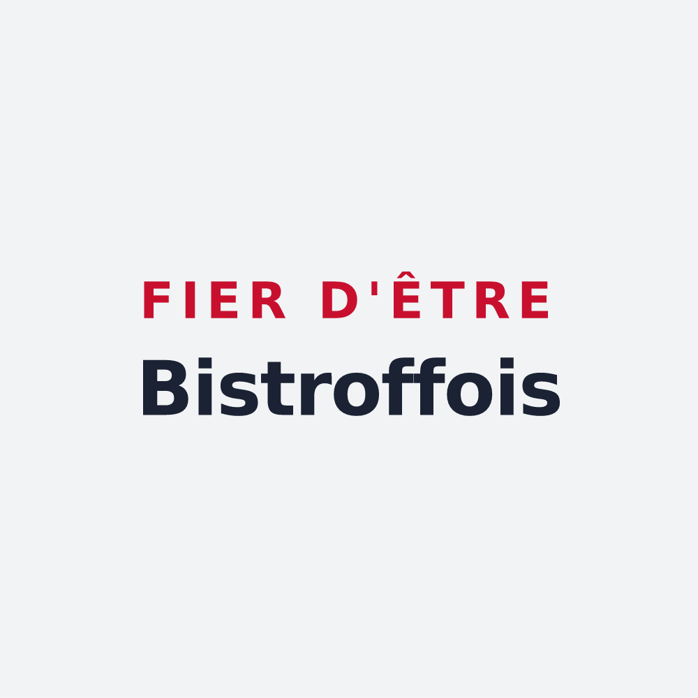 Poster « Fier d'être Bistroffois » — design pour Bistroff