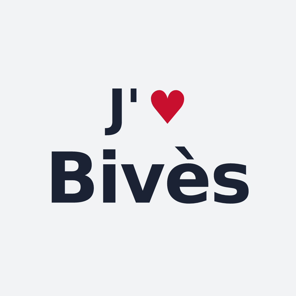 Poster personnalisé Bivès — design J'aime Bivès