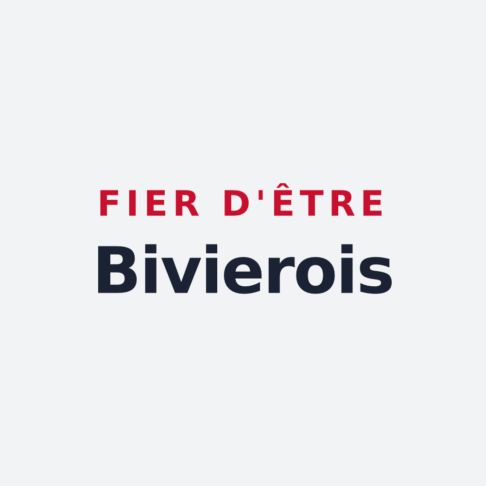 Poster « Fier d'être Bivierois » — design pour Biviers