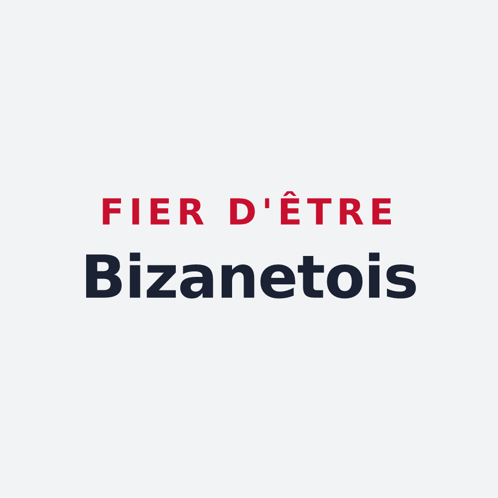 Poster « Fier d'être Bizanetois » — design pour Bizanet