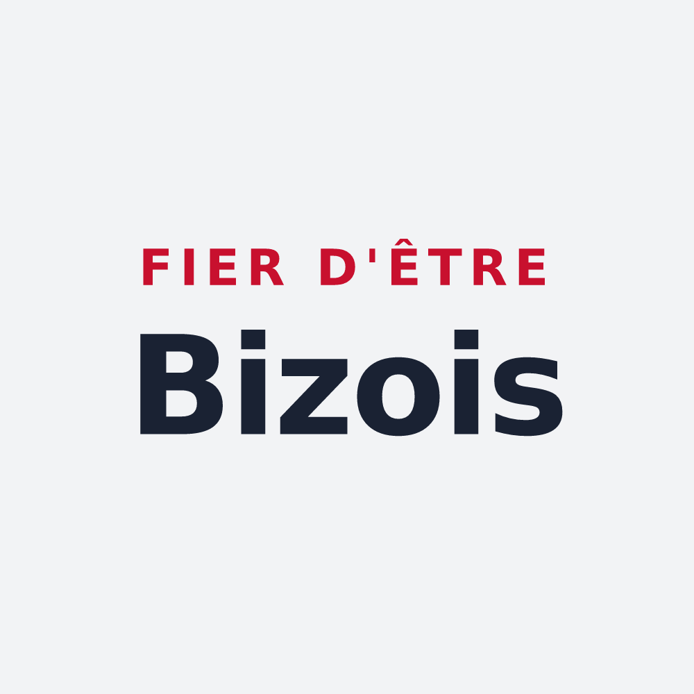 Poster « Fier d'être Bizois » — design pour Bize
