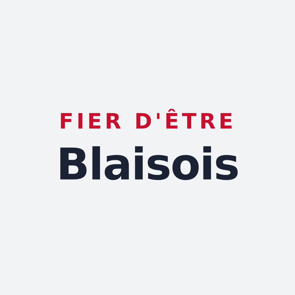 Poster « Fier d'être Blaisois » — design pour Blaisy