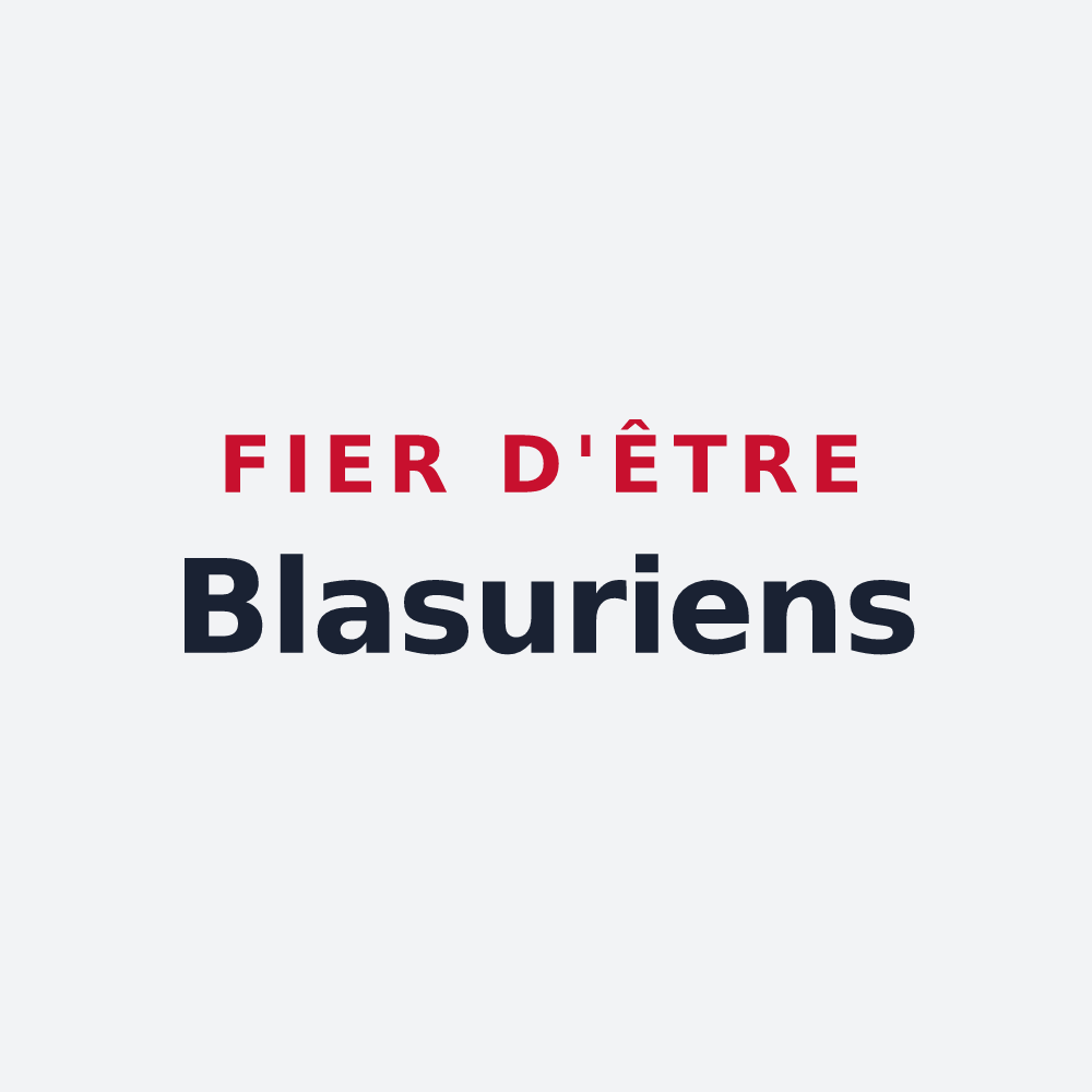 Poster « Fier d'être Blasuriens » — design pour Blaru