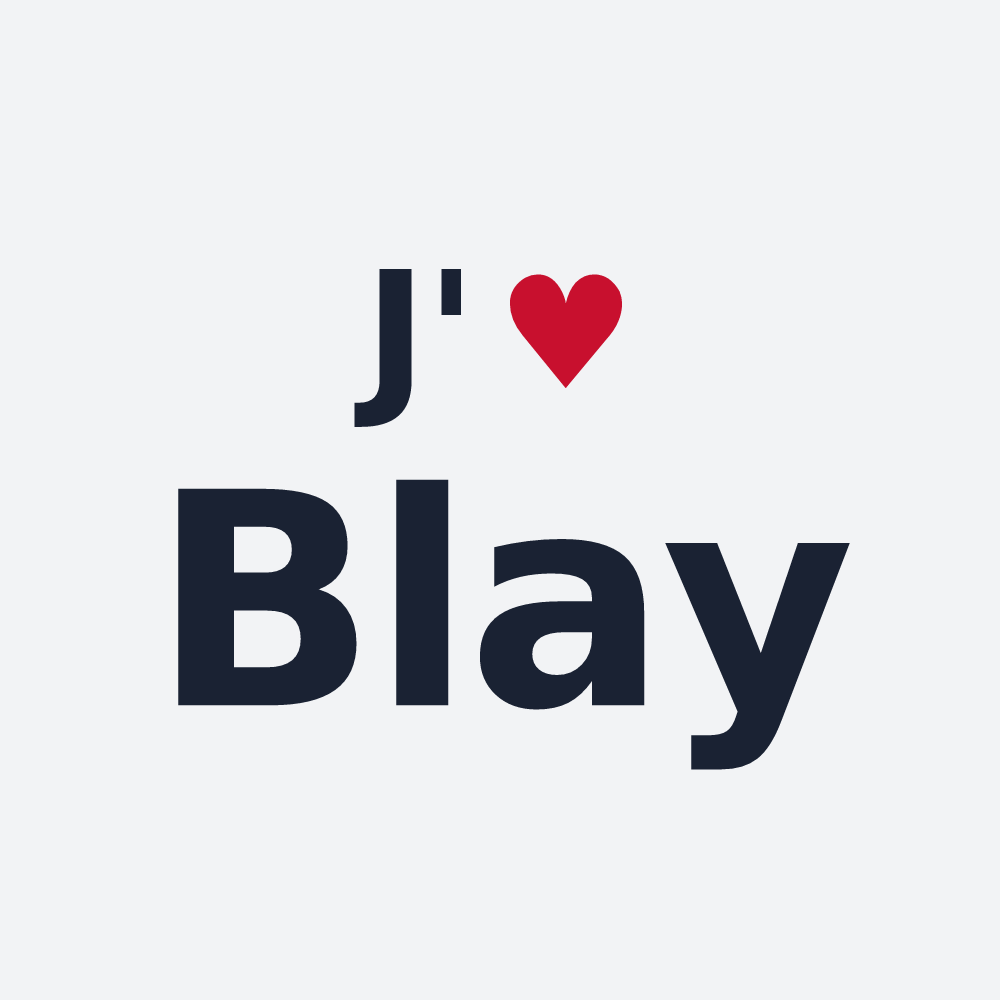 Poster personnalisé Blay — design J'aime Blay