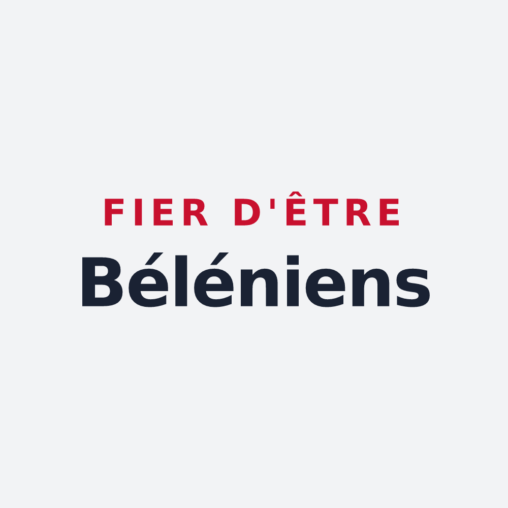 Poster « Fier d'être Béléniens » — design pour Blénod-lès-Toul