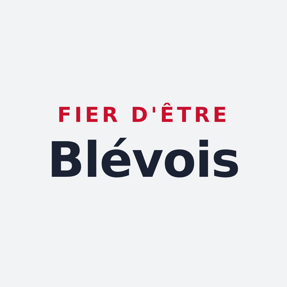 Poster « Fier d'être Blévois » — design pour Blèves