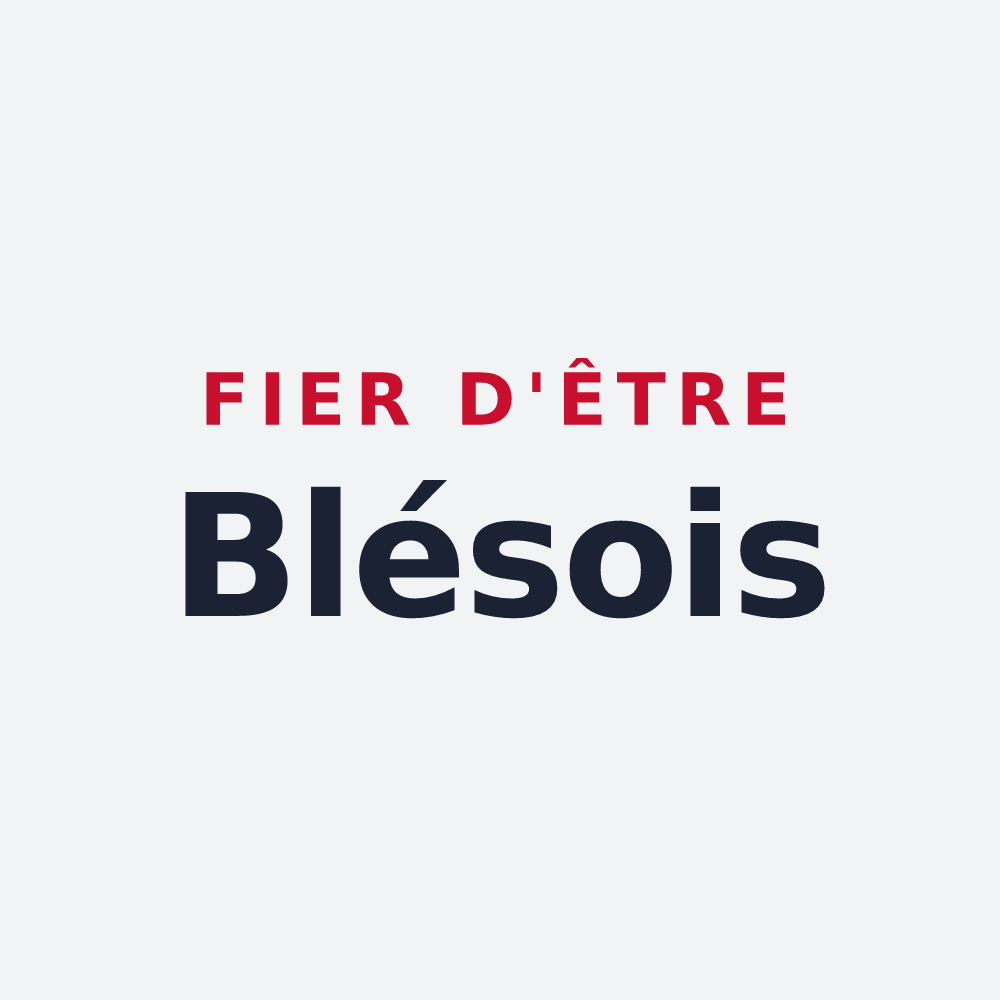 Poster « Fier d'être Blésois » — design pour Blois