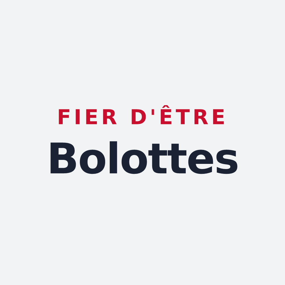 Poster « Fier d'être Bolottes » — design pour Blussangeaux