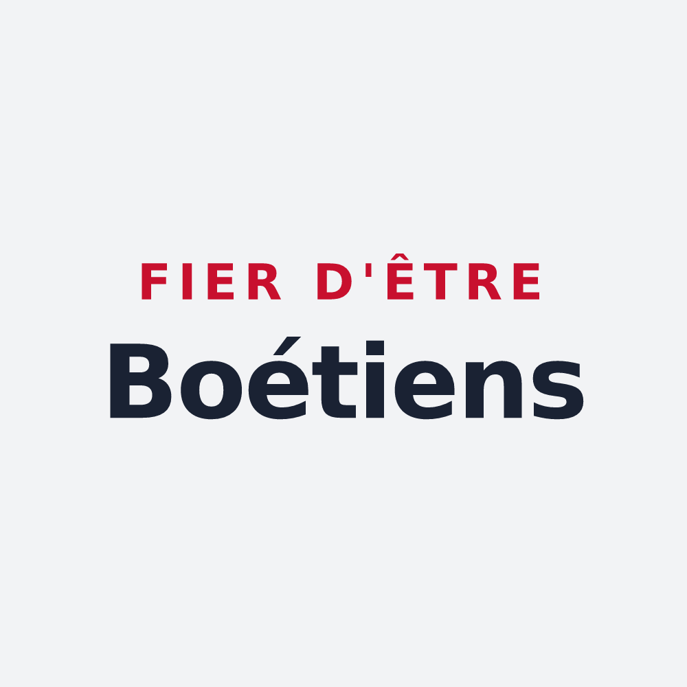 Poster « Fier d'être Boétiens » — design pour Boé