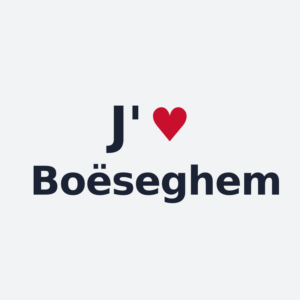 Poster personnalisé Boëseghem — design J'aime Boëseghem