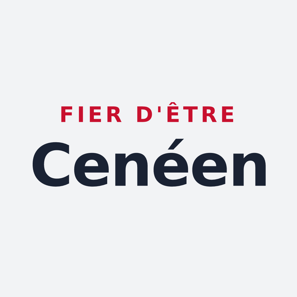 Poster « Fier d'être Cenéen » — design pour Bois-de-Céné