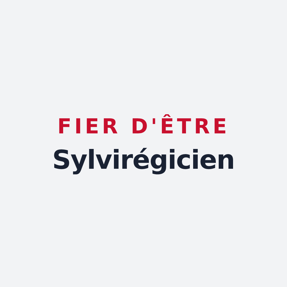 Poster « Fier d'être Sylvirégicien » — design pour Bois-le-Roi