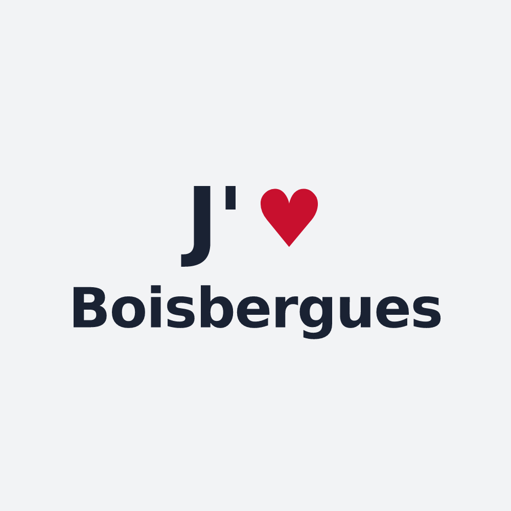 Poster personnalisé Boisbergues — design J'aime Boisbergues