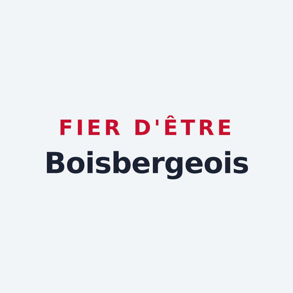 Poster « Fier d'être Boisbergeois » — design pour Boisbergues