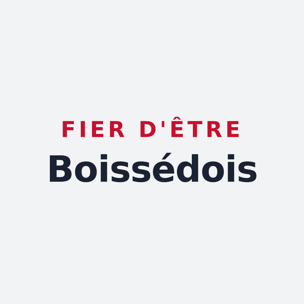 Poster « Fier d'être Boissédois » — design pour Boissède