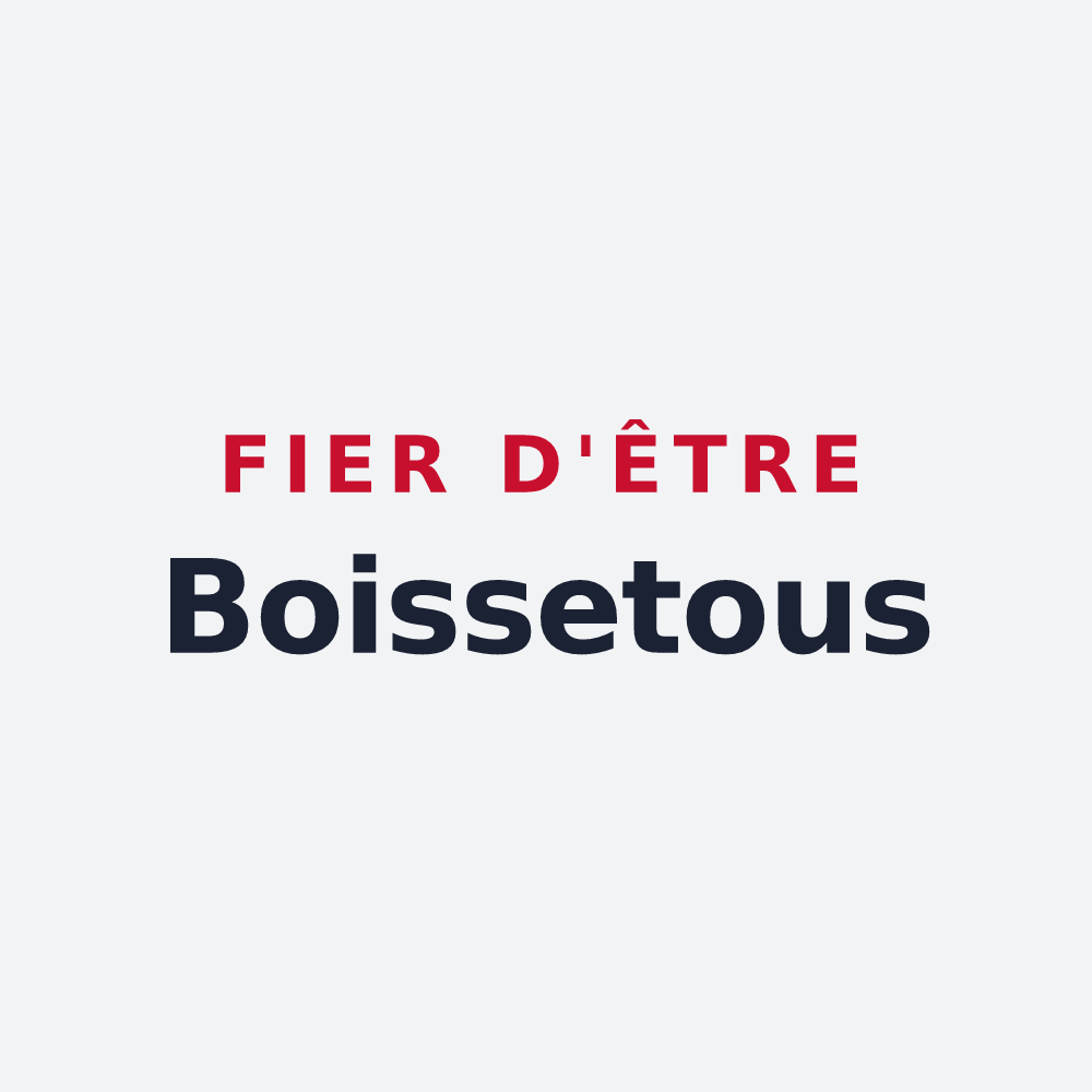 Poster « Fier d'être Boissetous » — design pour Boisset
