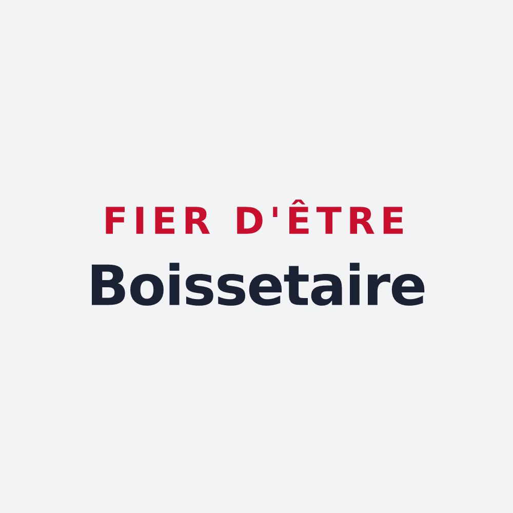 Poster « Fier d'être Boissetaire » — design pour Boisset-lès-Montrond