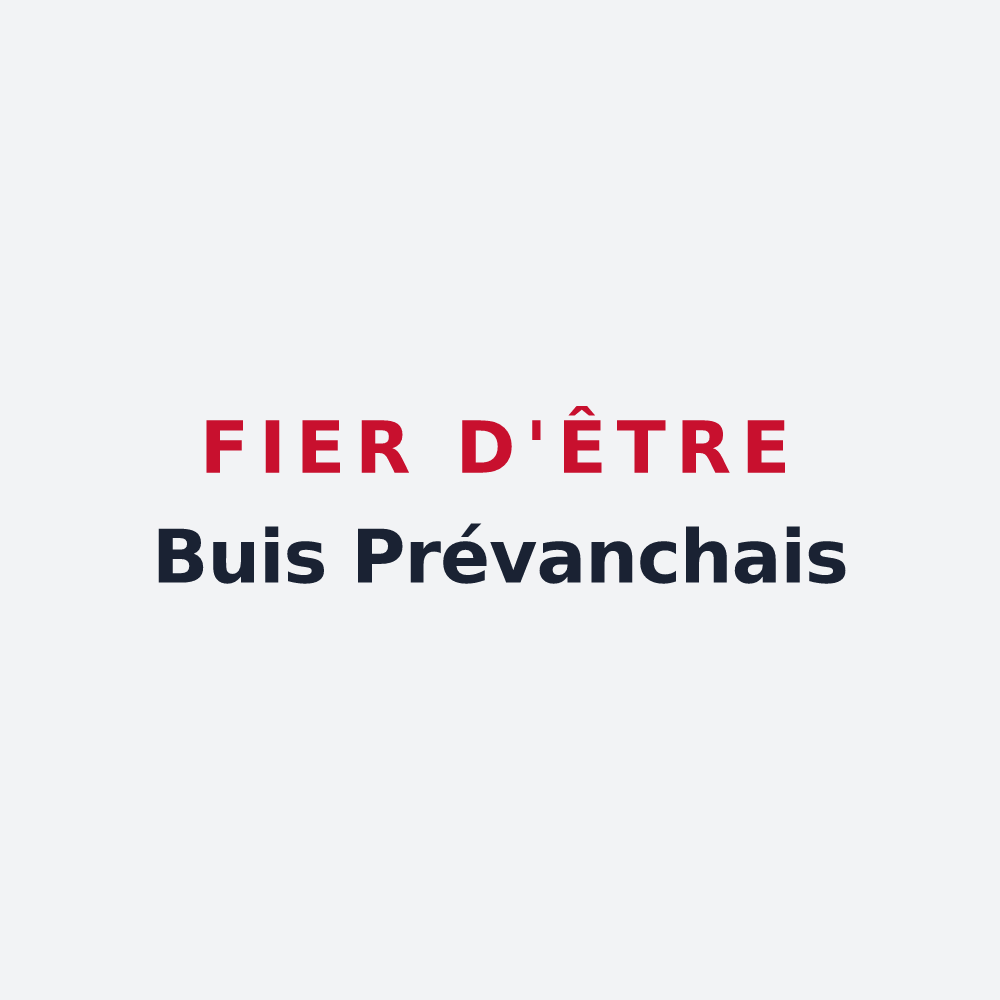 Poster « Fier d'être Buis Prévanchais » — design pour Boisset-les-Prévanches