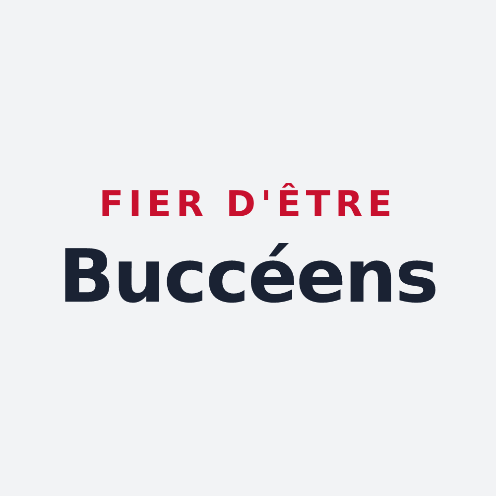 Poster « Fier d'être Buccéens » — design pour Boissy-le-Châtel