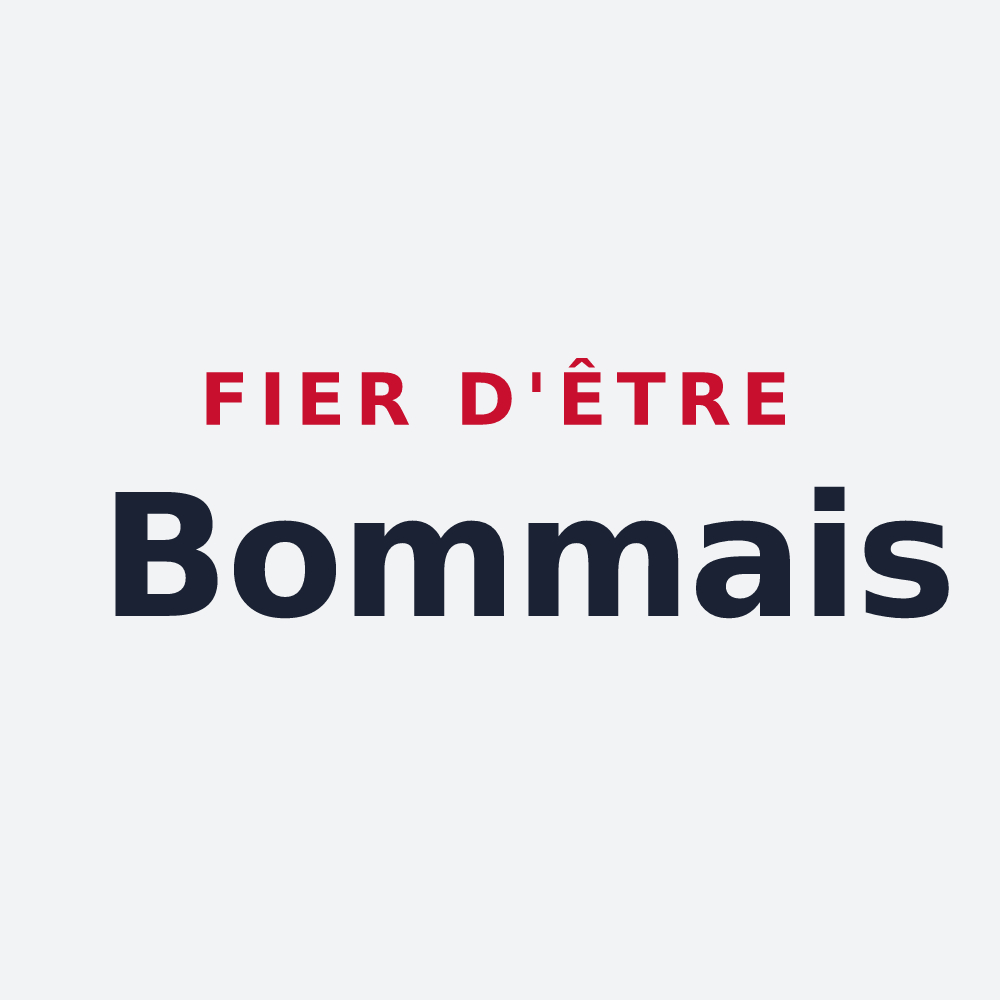 Poster « Fier d'être Bommais » — design pour Bommes
