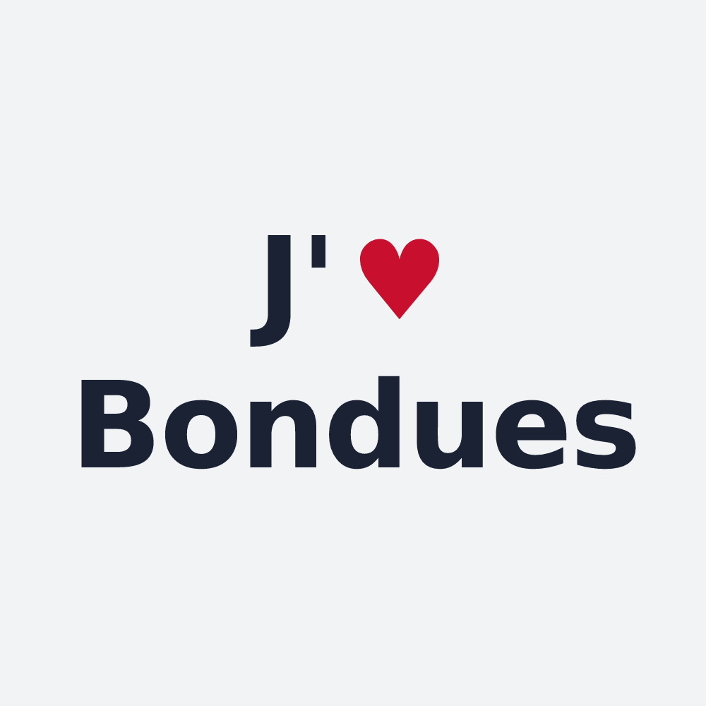 Poster personnalisé Bondues — design J'aime Bondues