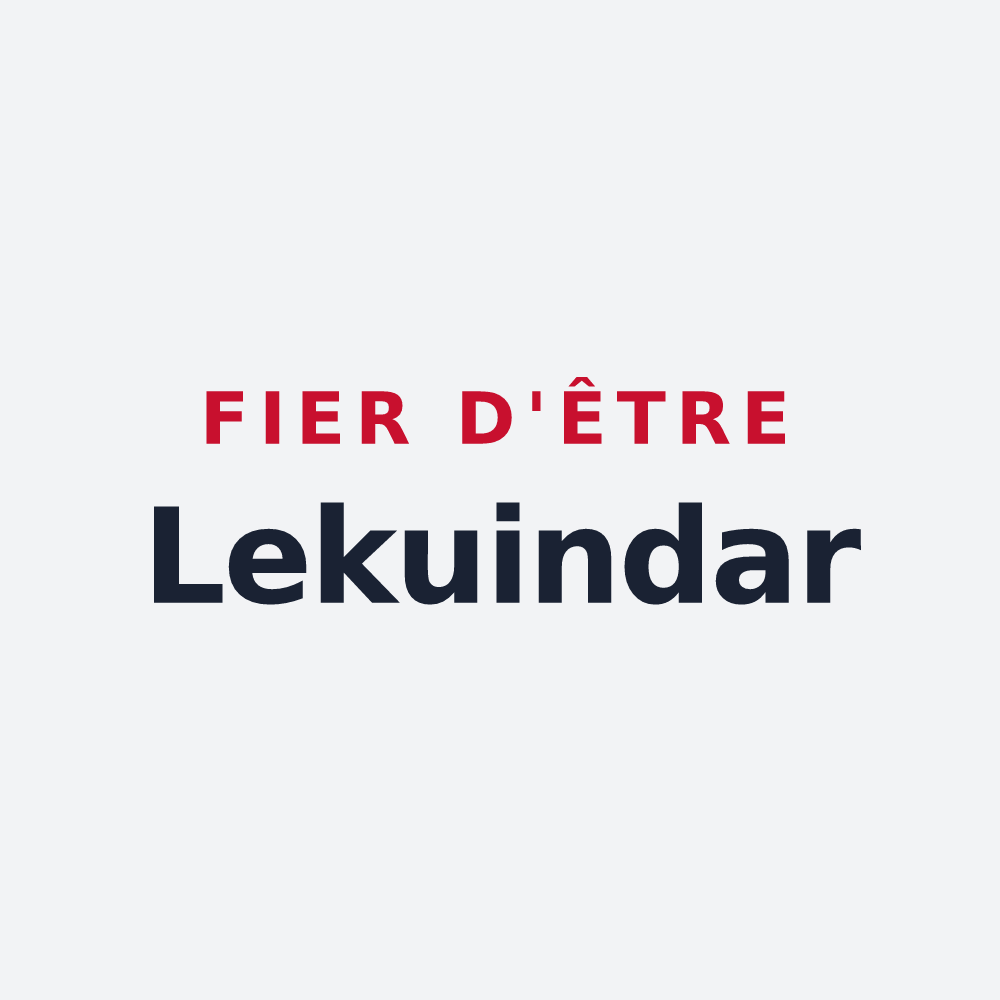 Poster « Fier d'être Lekuindar » — design pour Bonloc