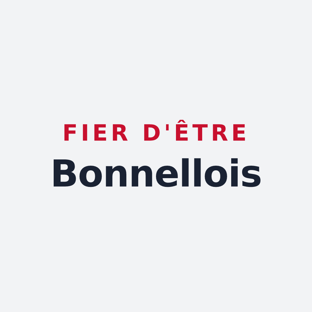 Poster « Fier d'être Bonnellois » — design pour Bonnelles