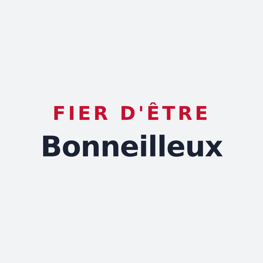 Poster « Fier d'être Bonneilleux » — design pour Bonneuil-en-France