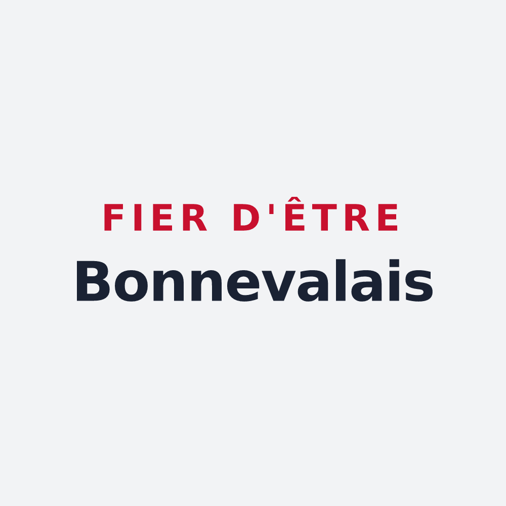 Poster « Fier d'être Bonnevalais » — design pour Bonneval