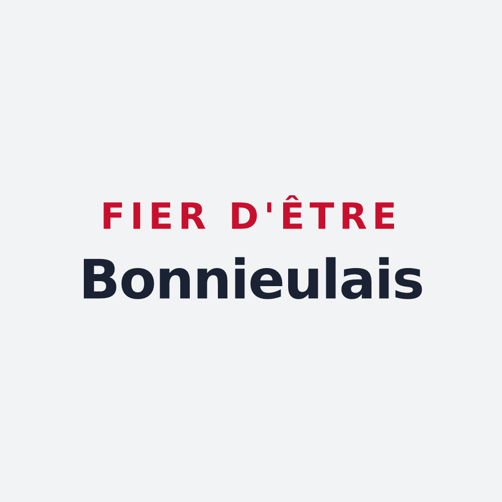 Poster « Fier d'être Bonnieulais » — design pour Bonnieux