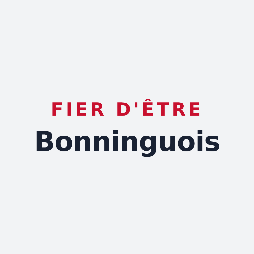 Poster « Fier d'être Bonninguois » — design pour Bonningues-lès-Calais