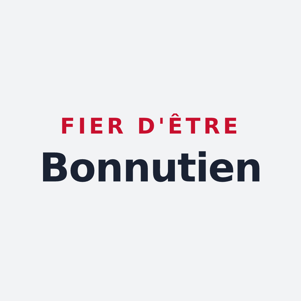 Poster « Fier d'être Bonnutien » — design pour Bonnut