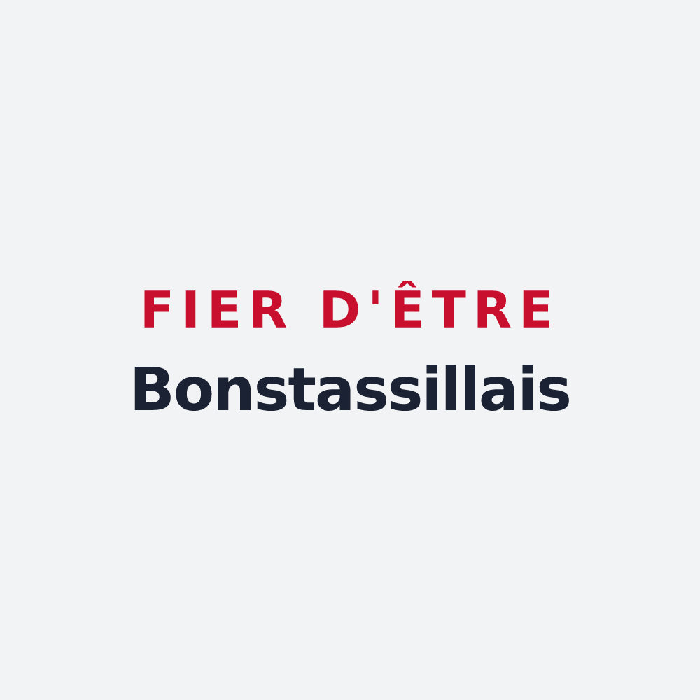 Poster « Fier d'être Bonstassillais » — design pour Bons-Tassilly