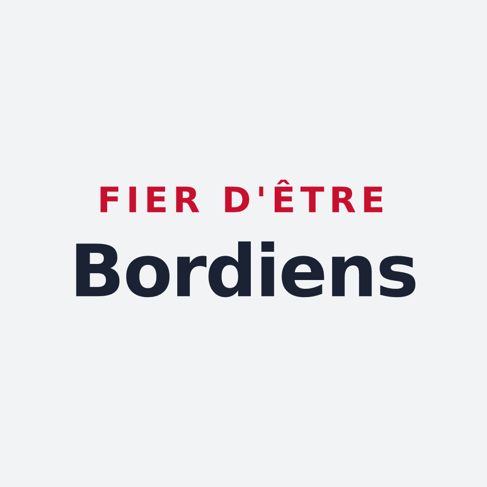 Poster « Fier d'être Bordiens » — design pour Bordes-de-Rivière