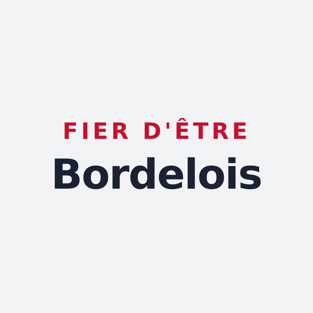 Poster « Fier d'être Bordelois » — design pour Bosc-Bordel