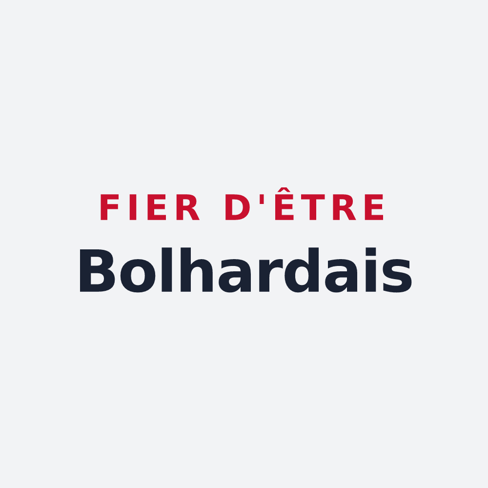 Poster « Fier d'être Bolhardais » — design pour Bosc-le-Hard