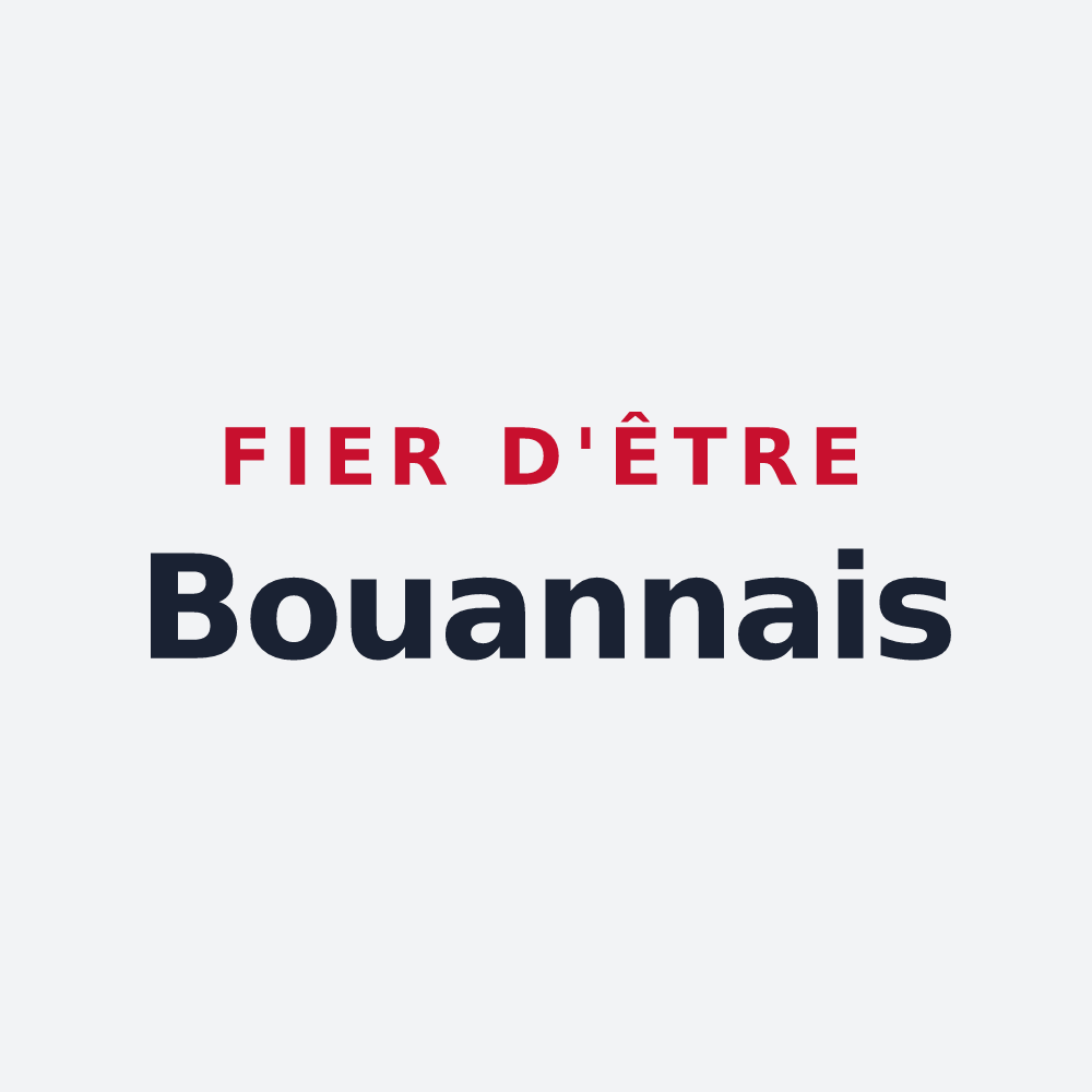Poster « Fier d'être Bouannais » — design pour Bouan