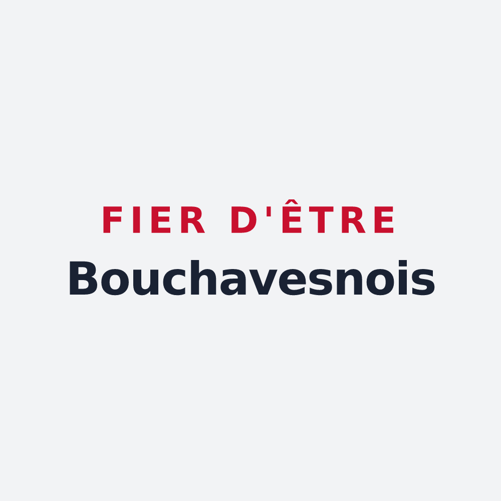 Poster « Fier d'être Bouchavesnois » — design pour Bouchavesnes-Bergen