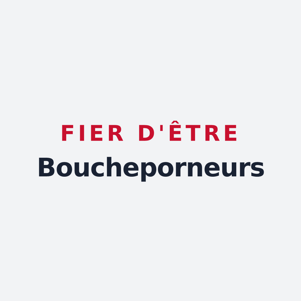 Poster « Fier d'être Boucheporneurs » — design pour Boucheporn
