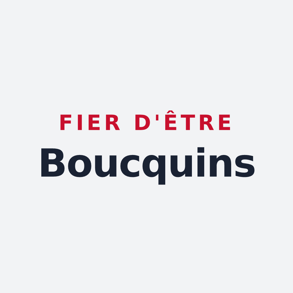 Poster « Fier d'être Boucquins » — design pour Boucq