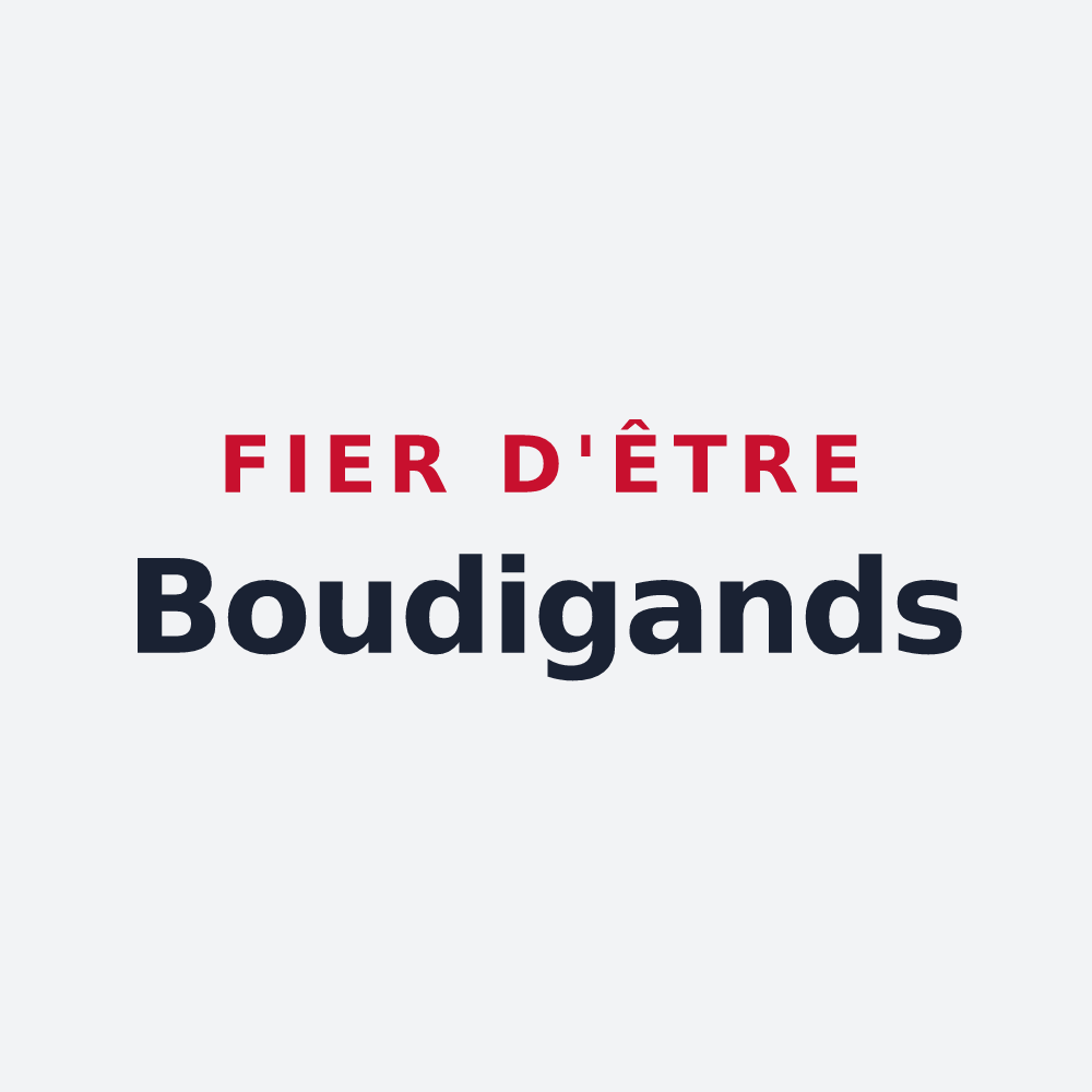Poster « Fier d'être Boudigands » — design pour Boudes