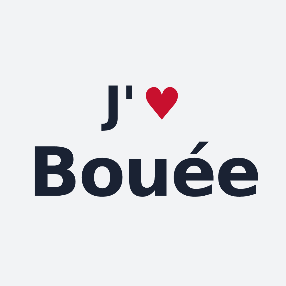 Poster personnalisé Bouée — design J'aime Bouée