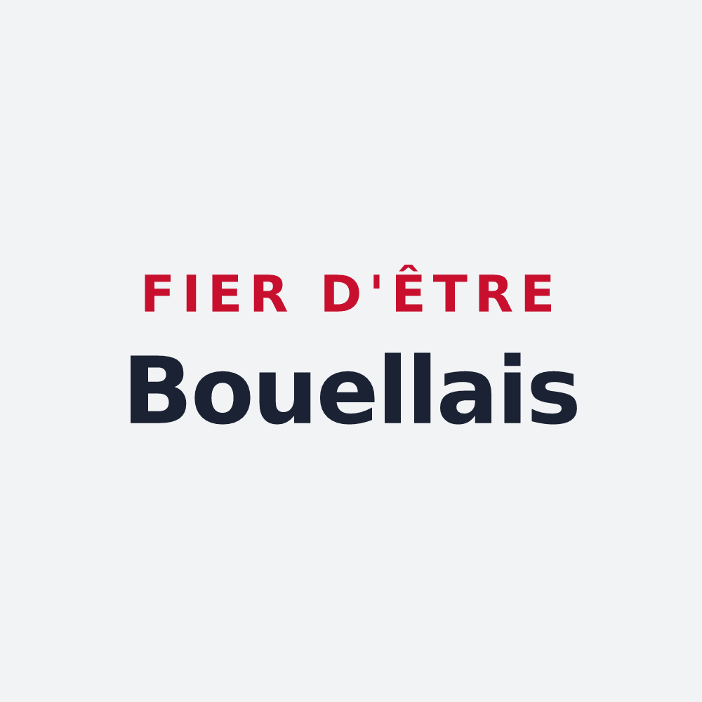 Poster « Fier d'être Bouellais » — design pour Bouelles